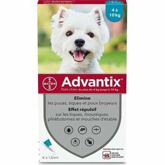Antiparasiittiset Advantix Koira 4-10 kg 4 osaa