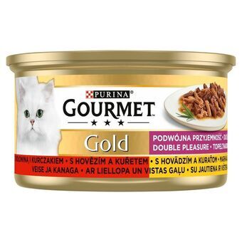 Kissanruoka Purina Gourmet Gold Kana Nauta 85 g