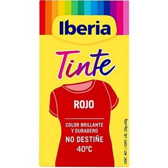 Tekstiiliväri Tintes Iberia 20 g Punainen 40º C
