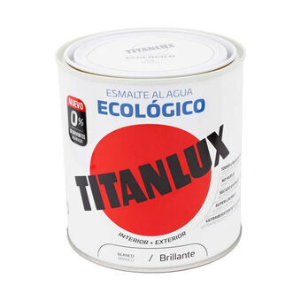 Akryylilakka Titanlux 00t056614 Ekologinen 250 ml Valkoinen Kiiltävä