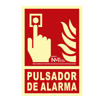 Kyltti Normaluz Pulsador de alarma PVC (21 x 30 cm)