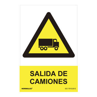 Kyltti Normaluz Salida de Camiones PVC (30 x 40 cm)