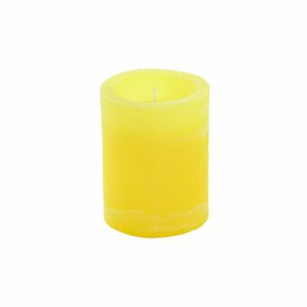 Kynttilä DKD Home Decor Sitronella Keltainen Vaha (7 cm)