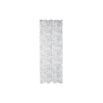 Verho DKD Home Decor Sininen Polyesteri Valkoinen (140 x 270 cm)