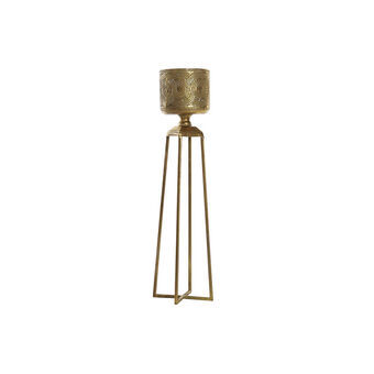 Pyöreä kynttelikkö DKD Home Decor metallikupari (10 x 10 x 50 cm)
