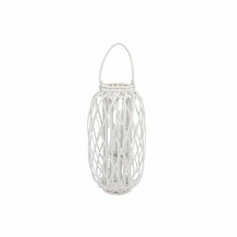 Kynttilänjalka DKD Home Decor Valkoinen Kristalli korihuonekalut 30 cm