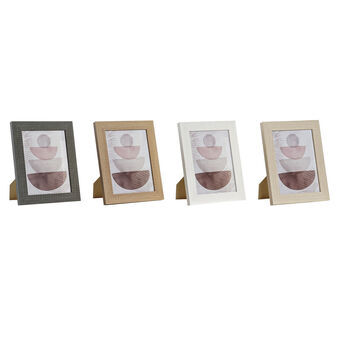 Kuvakehys DKD Home Decor Kristalli Luonnollinen Ruskea Tumman harmaa Norsunluu PS (20 x 1,5 x 25 cm) (4 osaa)