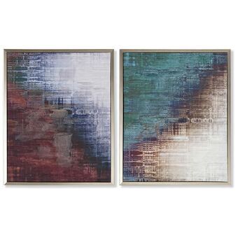 Maalaus DKD Home Decor Abstrakti (43 x 2,5 x 53 cm) (2 osaa)