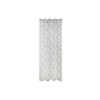 Verho DKD Home Decor Harmaa Metalli Polyesteri Valkoinen (140 x 270 cm)