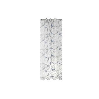 Verho DKD Home Decor Harmaa Sininen Metalli Polyesteri Valkoinen (140 x 270 cm)