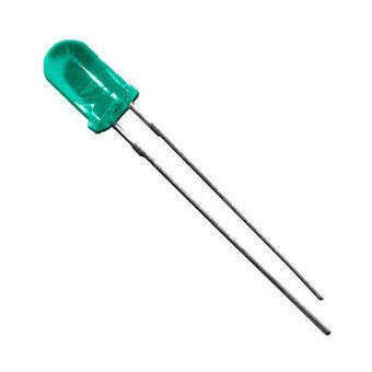 Diodi Molgar LED Käsityöt Vihreä 5 mm 1,9 V