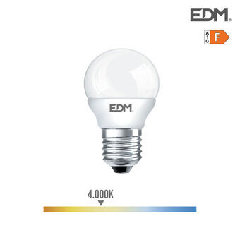 LED-lamppu EDM 7 W E27 F 600 lm (4,5 x 8,2 cm) (4000 K)