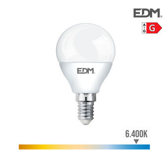 LED-lamppu EDM A+ E14 6 W 500 lm (4,5 x 8,2 cm) (6400K)