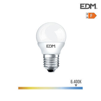 LED-lamppu EDM 7 W E27 F 600 lm (4,5 x 8,2 cm) (6400K)