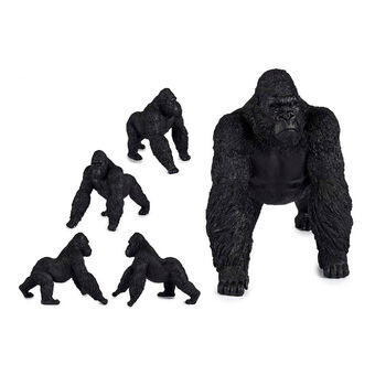 Koristehahmo Gorilla Musta Hartsi (20 x 27 x 34 cm)