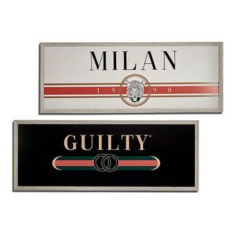 Maalaus Guilty - Milan MDF (2 x 46 x 121 cm)