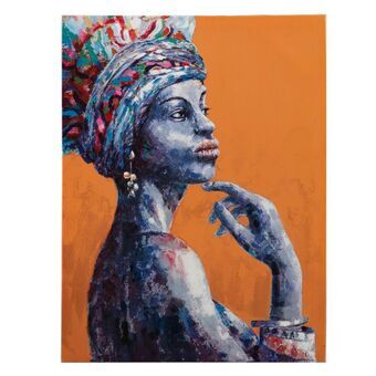 Kangas 75 x 3,5 x 100 cm Afrikkalainen nainen