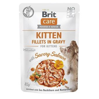 Kissanruoka Brit Care Cat Kitten Choice Lohi 85 g