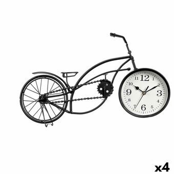 Stalinis laikrodis Polkupyörä Musta Metalli 42 x 24 x 10 cm (4 osaa)