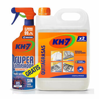 Rasvanpoistoaine KH7 Pack Suihkepullo Karahvi 5 L 750 ml