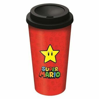 Kannellinen lasi Super Mario (520 ml)