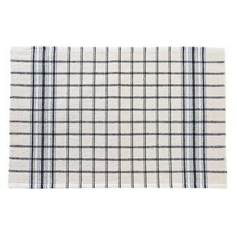 Tabletti DKD Home Decor Musta Beige Sininen Polyesteri Puuvilla (50 x 33 x 0,5 cm)