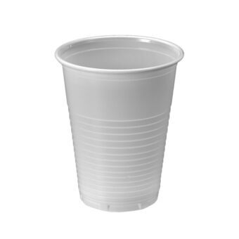 Set of reusable cups Algon Valkoinen 220 ml (50 osaa)