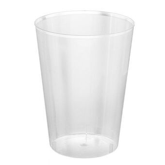 Set of reusable cups Algon Läpinäkyvä Siideri 500 ml (10 osaa)