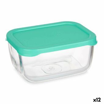 Eväsrasia SNOW BOX Vihreä Läpinäkyvä Lasi Polyetyleeni 420 ml (12 osaa)