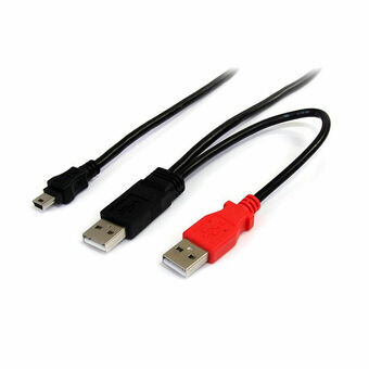 USB 2.0 A - Mini USB B kaapeli Startech USB2HABMY6 Musta