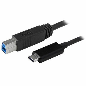 Kaapeli USB C Startech USB31CB1M            Musta