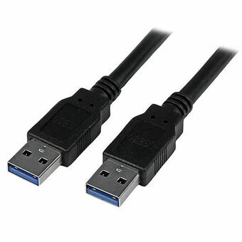 USB-Kaapeli 3.0 Startech USB3SAA3MBK 3 m Musta