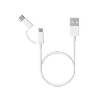 USB-kaapeli - Micro-USB ja USB C Xiaomi Mi 2-in-1