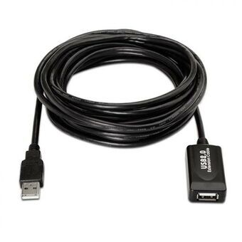 USB 2.0-Kaapeli Aisens A101-0019 Musta 10 m