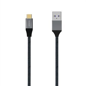 USB-C-kaapeli - USB Aisens A107-0631 Harmaa 1 m