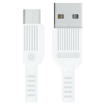 USB-kaapeli - micro-USB Goms Valkoinen 1 m