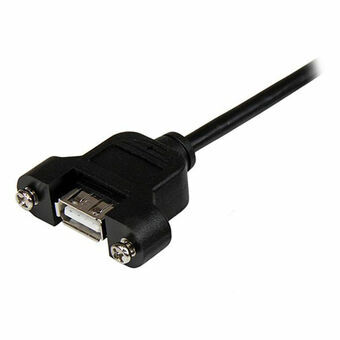 USB-Kaapeli USB M Startech USBPNLAFAM1 Musta 30 cm