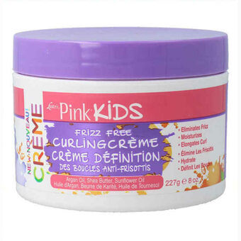 Hiusemulsio Luster Pink Kids Frizz Free Curling Creme Kiharat hiukset (227 g)