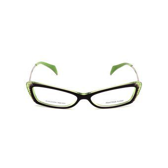 Naisten Silmälasikehykset Alexander McQueen AMQ-4163-R2I Kullattu Vihreä Violetti