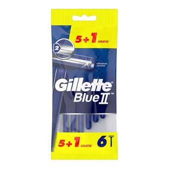 Käsikäyttöinen partakone Gillette Blue II (6 uds)