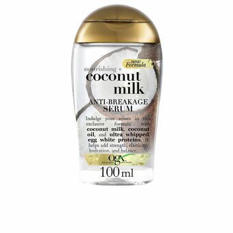 Ravitseva seerumi OGX Coconut Milk Kookos Katkeamia korjaava 118 ml