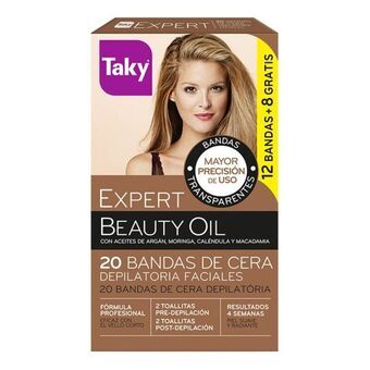 Kasvojen ihokarvanpoistovaha Beauty Oil Taky (20 pcs) (20 osaa) (12 osaa)