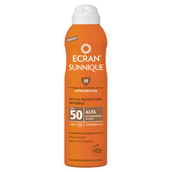 Suihke aurinkosuoja Ecran Ecran Sunnique SPF 50 (250 ml) 250 ml Spf 50