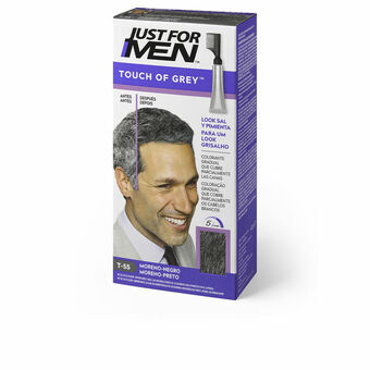 Anti-ageing värjäysgeeli Just For Men Touch Of Grey Brunetti-Musta 40 g