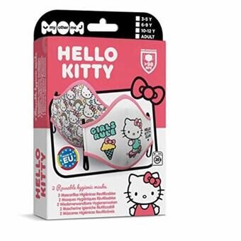 Hygieeninen uudelleen käytettävä hengityssuojain Hello Kitty Aikuisten ( 2 uds)