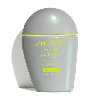 Aurinkosuoja värillä Shiseido WetForce Quick Dry Sports Light SPF50+ Vaalea sävy Spf 50 Light (30 ml)