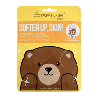 Kasvonaamio The Crème Shop Soften Up, Skin! Bear (25 g)