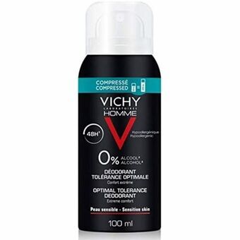 Suihkedeodorantti Vichy Tolérance Optimale Miehet Alkoholiton 48 h Aikuiset unisex (100 ml)