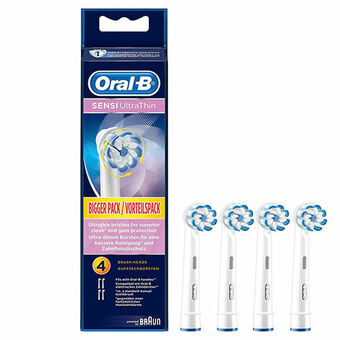 Sähköhammasharjan vaihto-osa Oral-B Sensi Ultrathin Valkoinen (4 pcs)