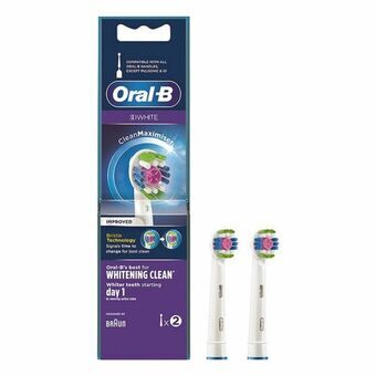 Vaihtopää 3D White Whitening Clean Oral-B D White Whitening Clean (2 pcs) 2 osaa